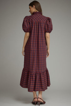MISTLETOE PLAID DRESS