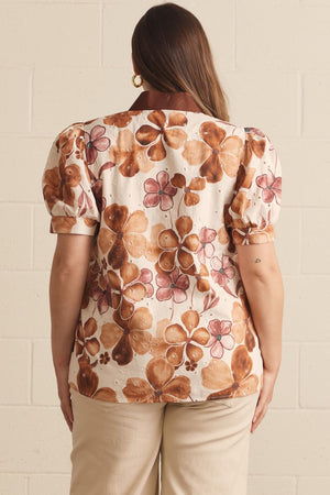 PLUS EYELET TOP
