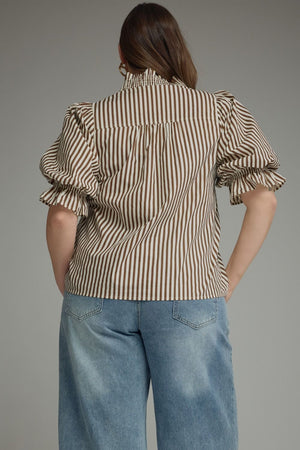 PLUS STRIPED TOP