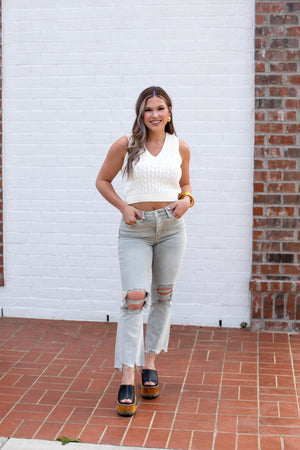MEGHAN CROPPED SWEATER