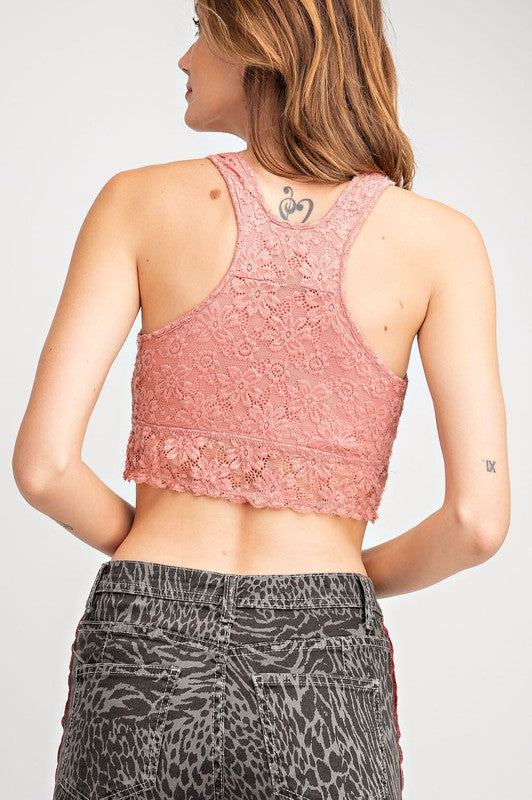 Floral Lace Padded Bralette - LondonEE & Co