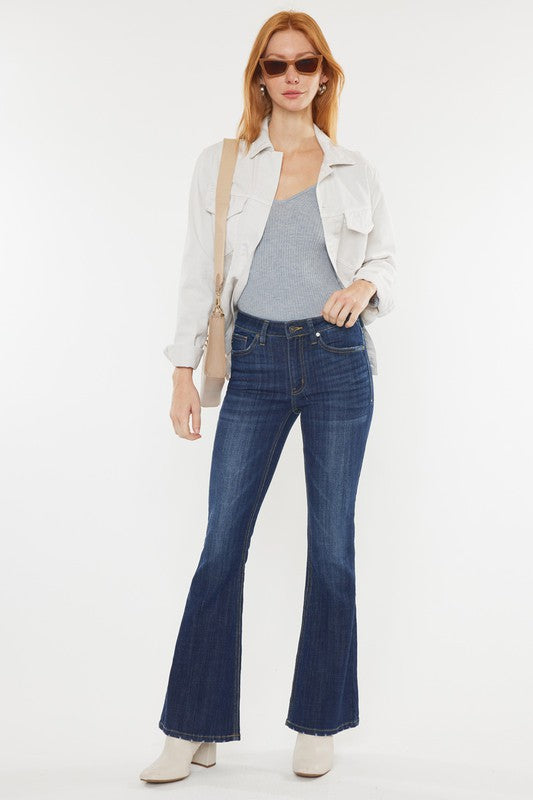 PETITE MID RISE FLARE