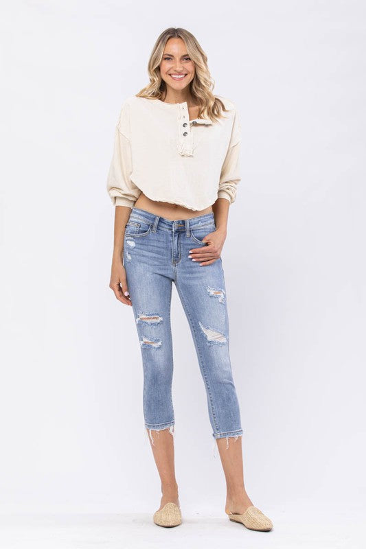 FENNA MID RISE CAPRI