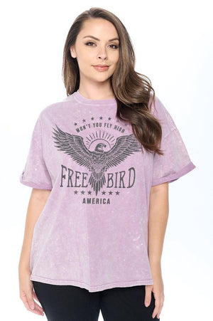FREE BIRD GRAPHIC TEE