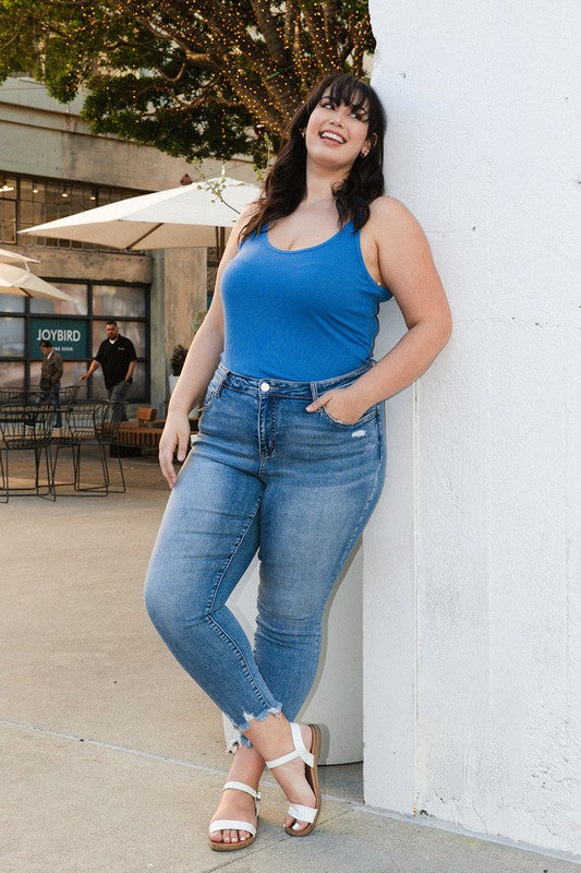 HIGH RISE SKINNY JEANS
