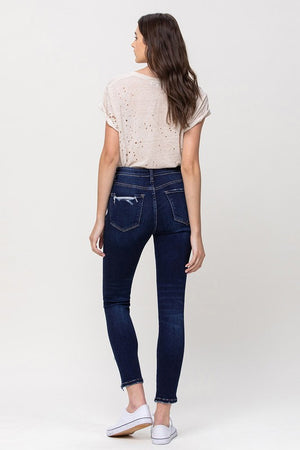 THE ALBI HIGH RISE CROP SKINNY JEANS