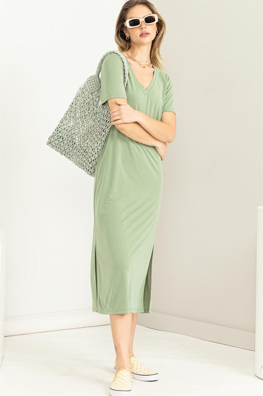 SUN IS OUT T-SHIRT DRESS