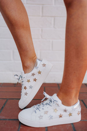 STELLER METALLIC SNEAKER