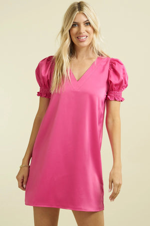 DAYTIME DARLING PUFF SLEEVE DRESS