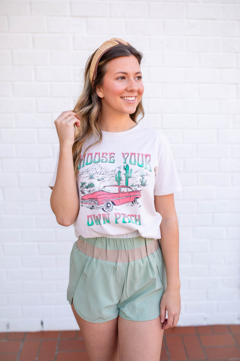 CHOOSE YOUR OWN PATH GRAPHIC TOP
