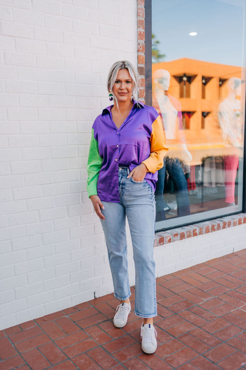 HIGH RISE STRAIGHT DENIM