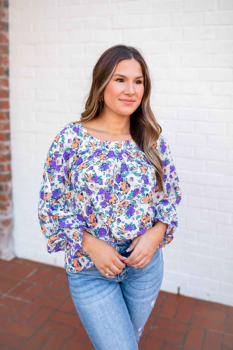 FLORAL PRINT TOP
