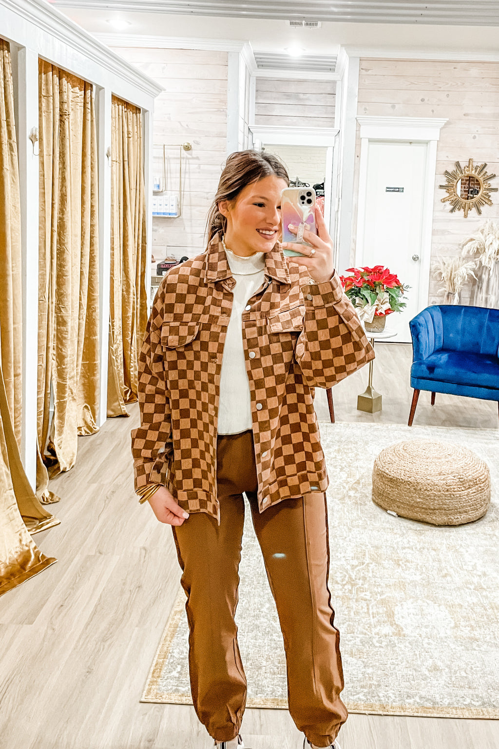 CHECKERBOARD JACKET
